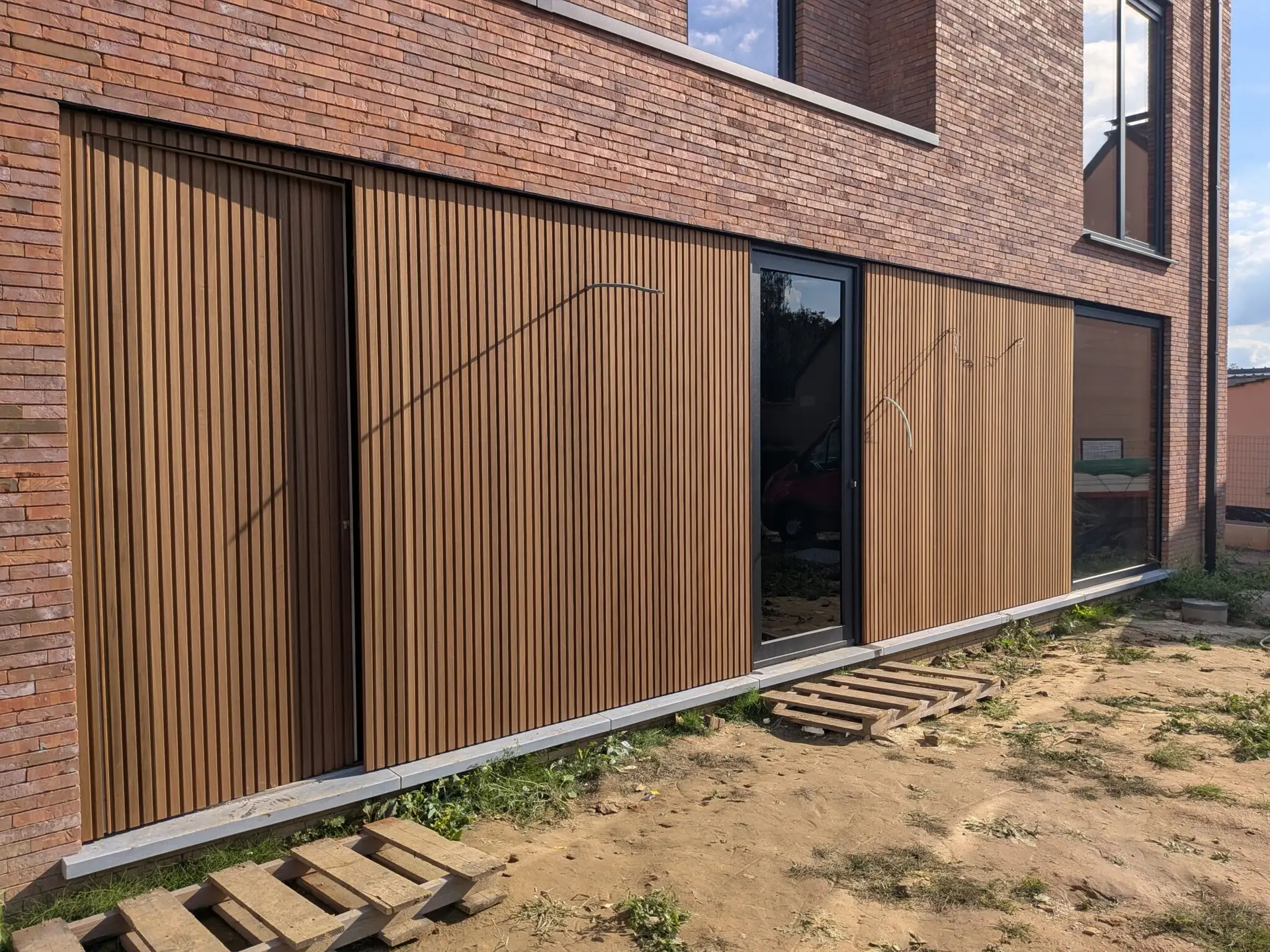 binnenkant houten gevelbekleding